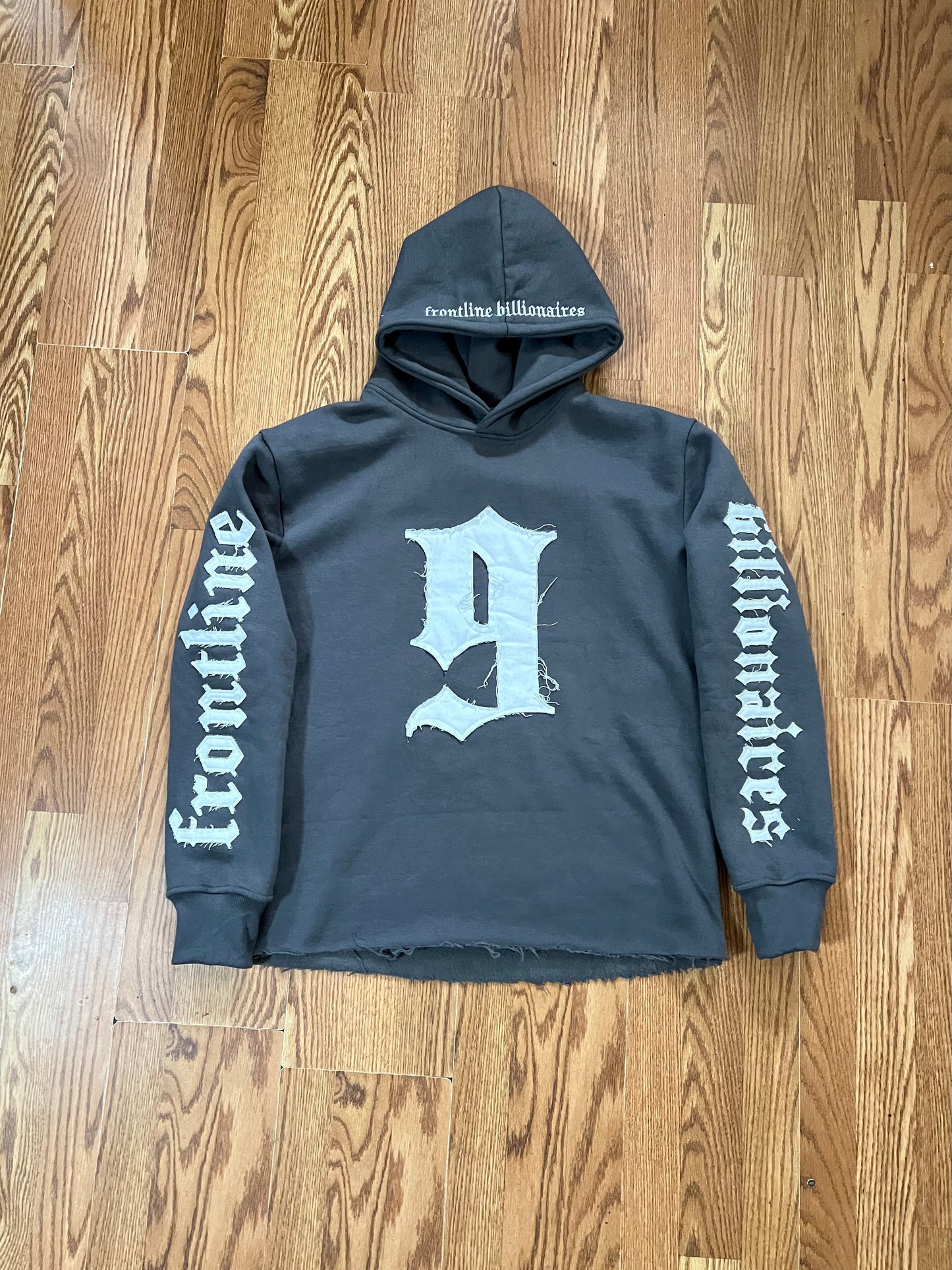 GRAY F-9 HOODIE