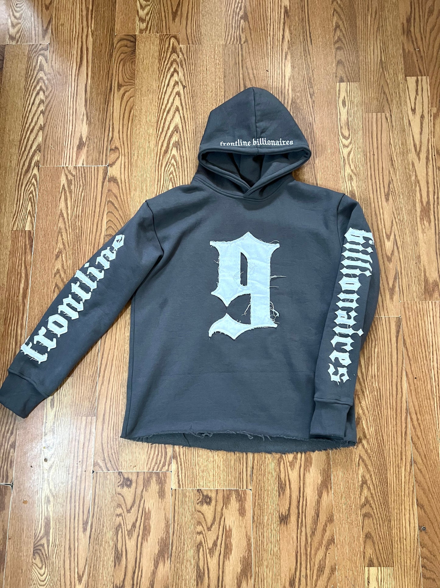 GRAY F-9 HOODIE