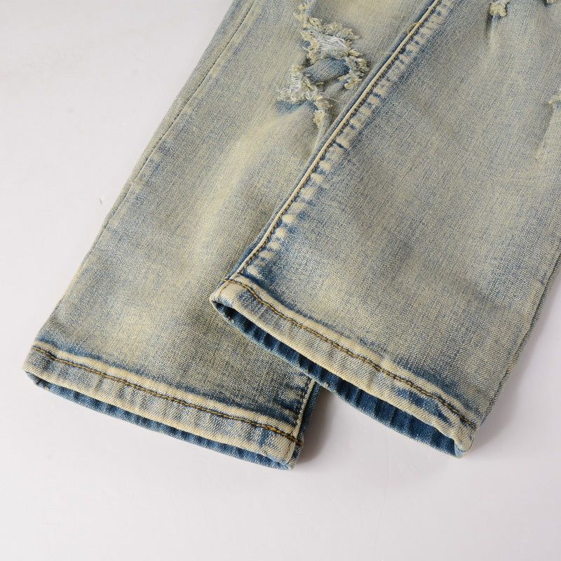 BILLIONAIRE BLUE STRETCH DENIM