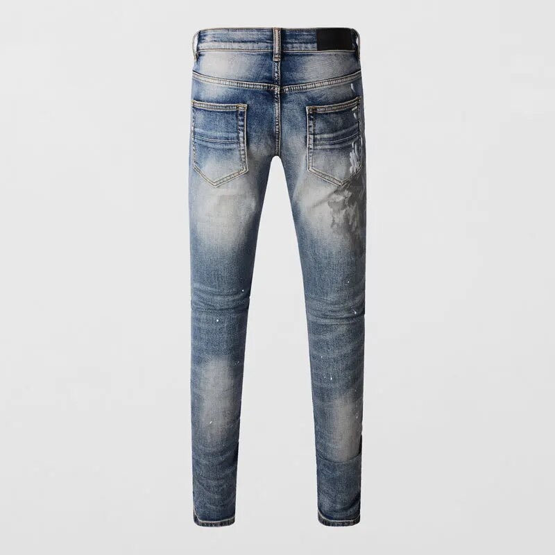 COOL GRAY WASH STRETCH DENIM