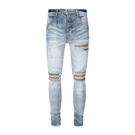 PEANUT BUTTER STRETCH DENIM