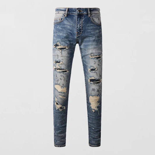 COOL GRAY WASH STRETCH DENIM