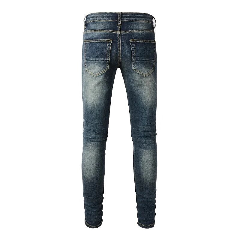 V2 BIKER STRETCH DENIM