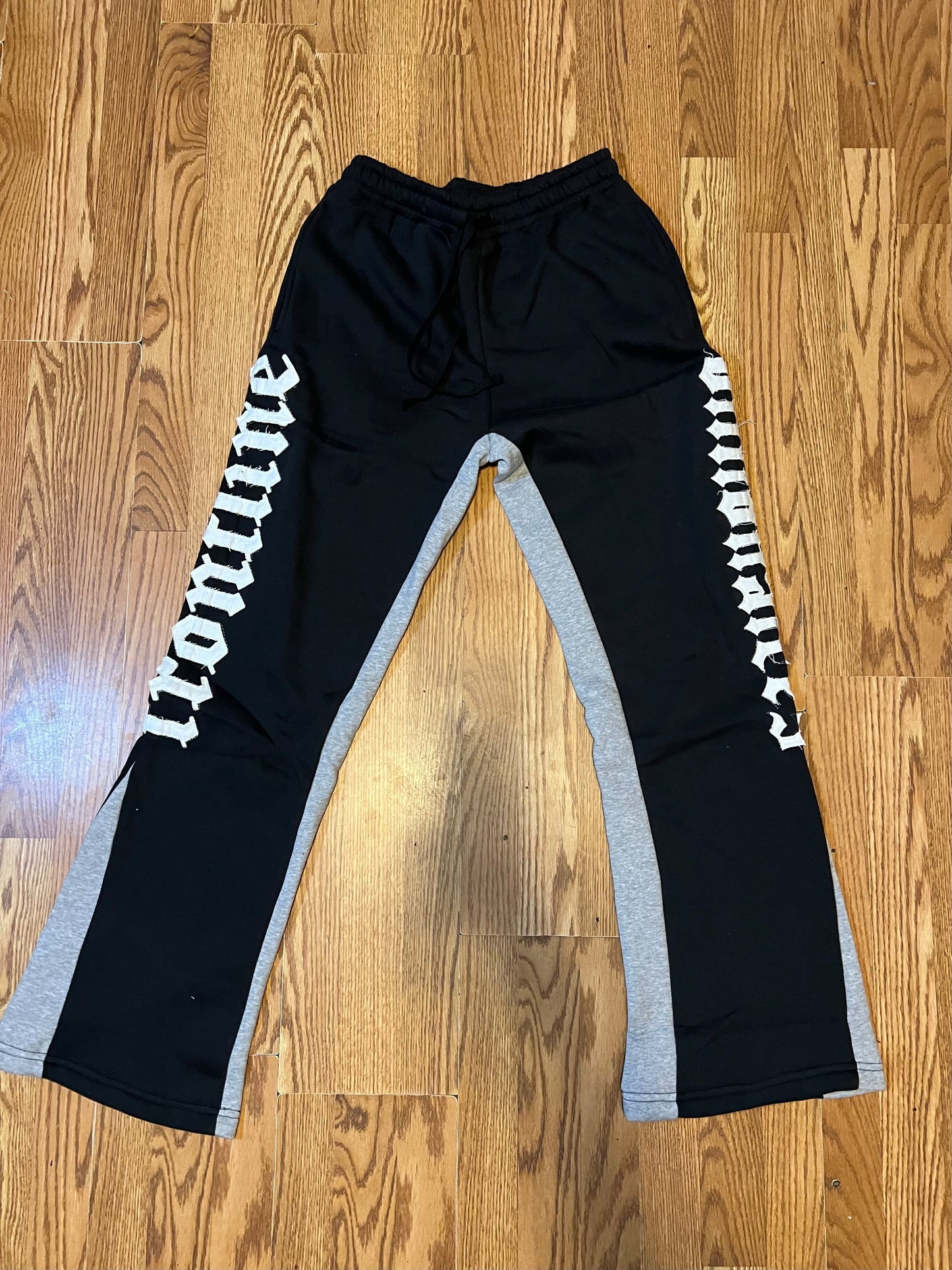 OBSIDIAN F-9 FLARE STACKED SWEATPANTS