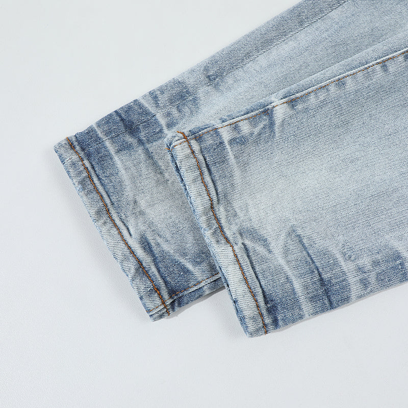 CARNATION BLOOM STRETCH DENIM