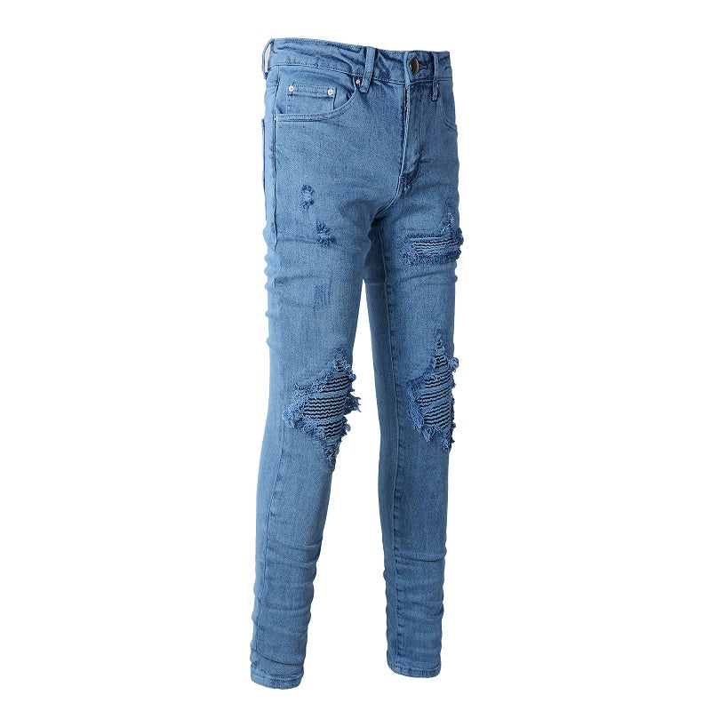 FORT BLUE STRETCH DENIM