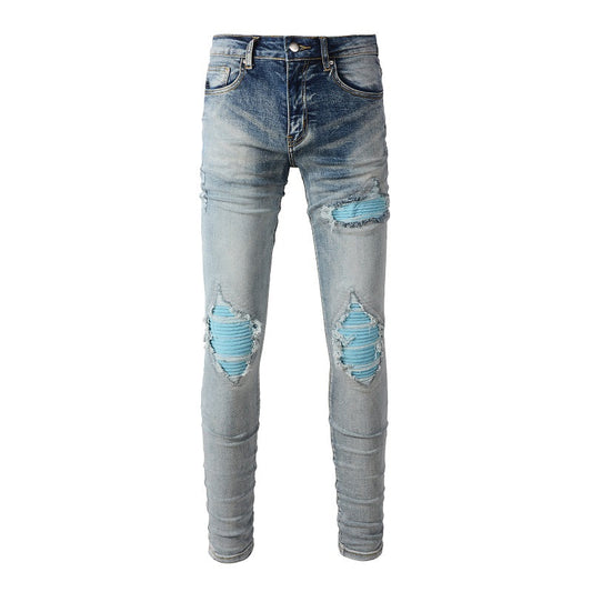 MIL BLUE STRETCH DENIM