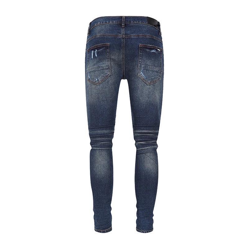 HU BIKER STRETCH DENIM