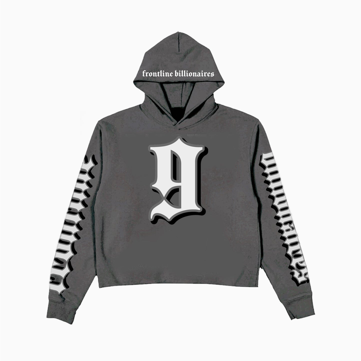 GRAY F-9 HOODIE