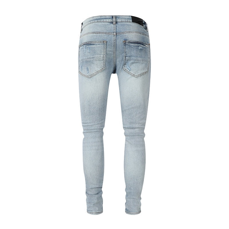 CARNATION BLOOM STRETCH DENIM