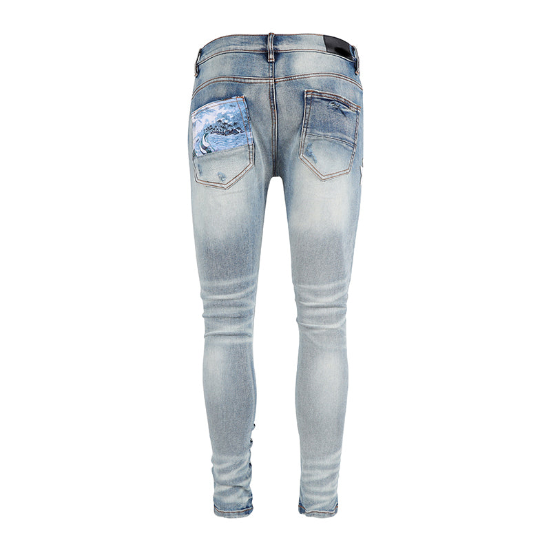 BLUE ISLAND STRETCH DENIM